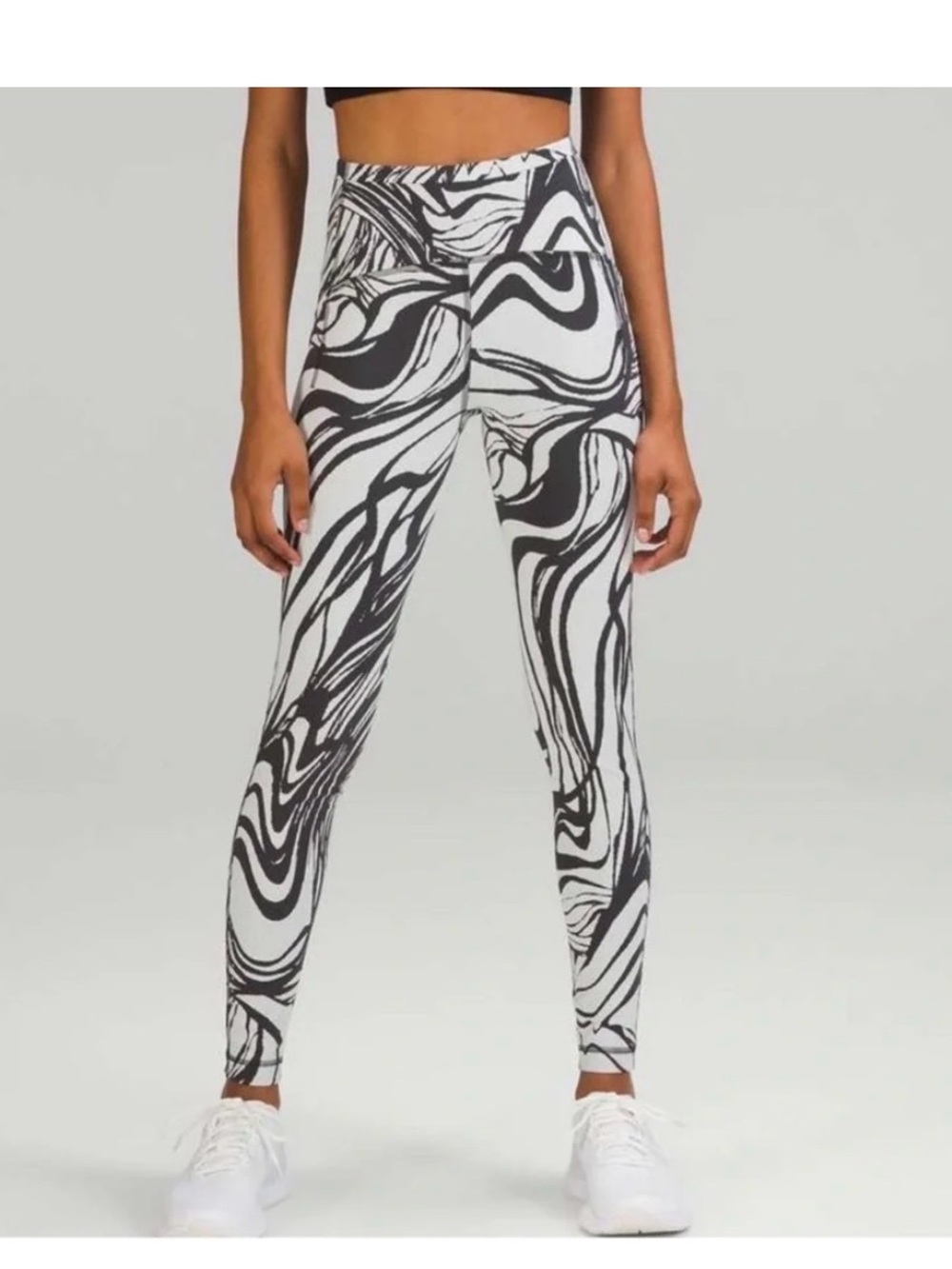 Lululemon Swift Speed High-Rise Tight 28" Spin Off Jacquard Vapor Graphite Grey